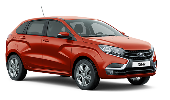 Lada XRAY Светло-серый / Серое плато